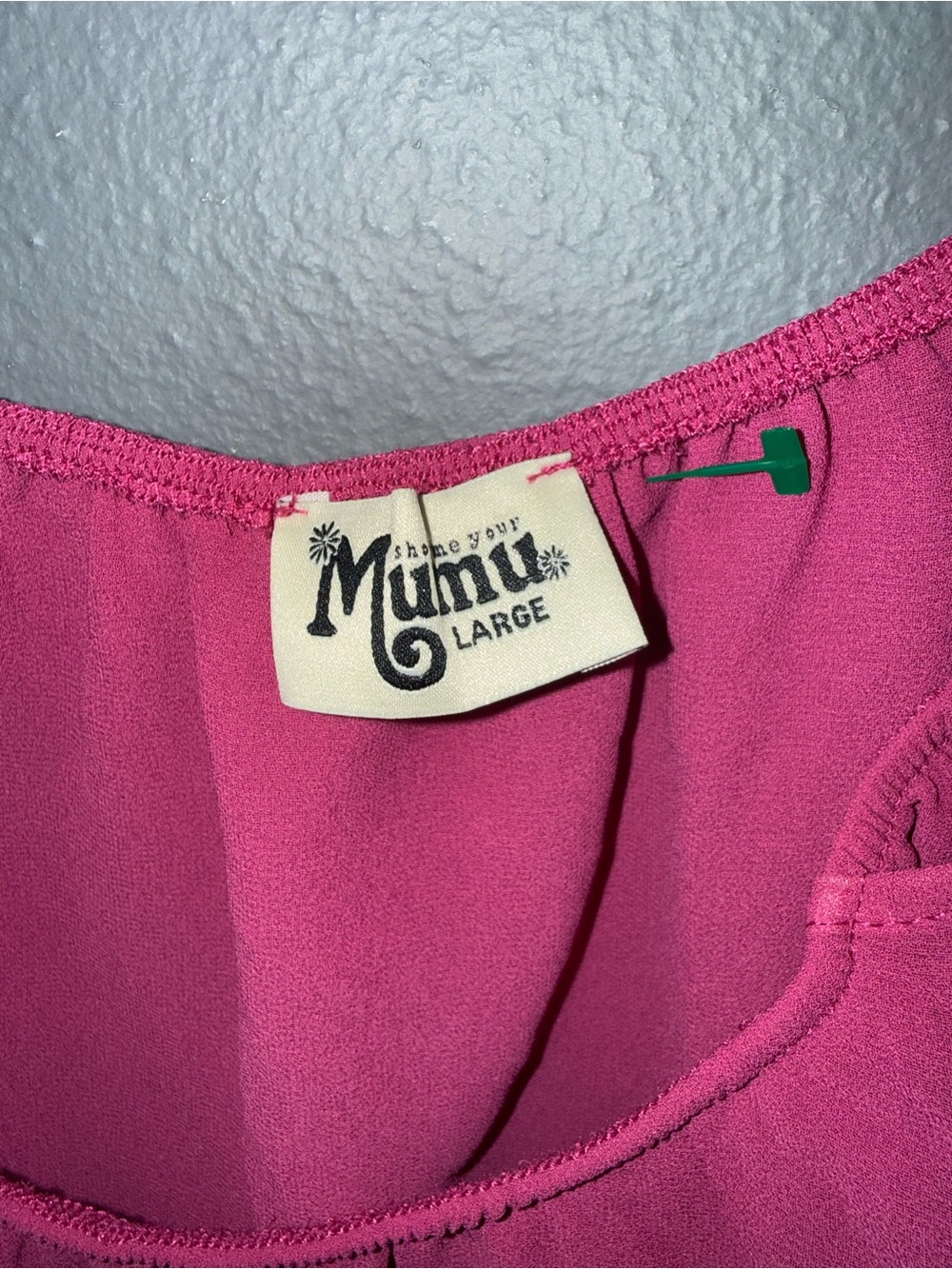 Show Me Your MuMu Layered Flutter Sleeve Scoop Top - Hot Pink - Picture 3 of 4